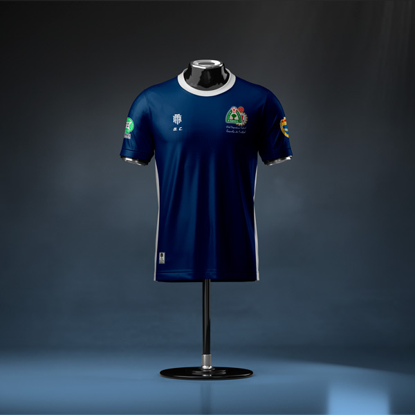 Render de equipación personalizada Fabril en maniquí frontal versión coach