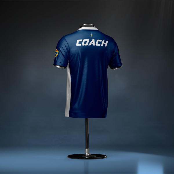 Render de equipación personalizada Fabril en maniquí trasera versión coach