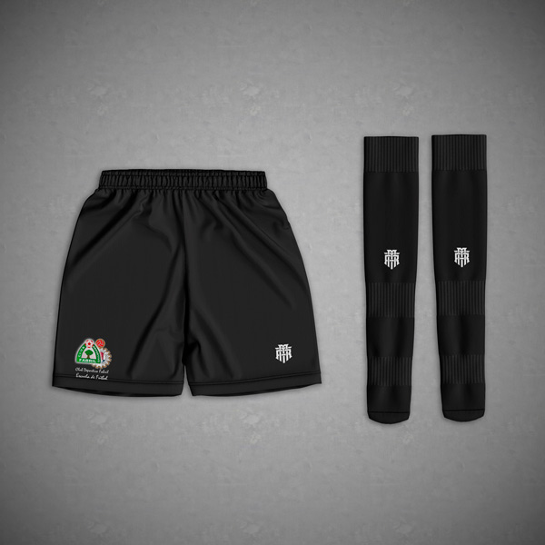 Short y medias de fútbol personalizados Fabril frontal versión portero