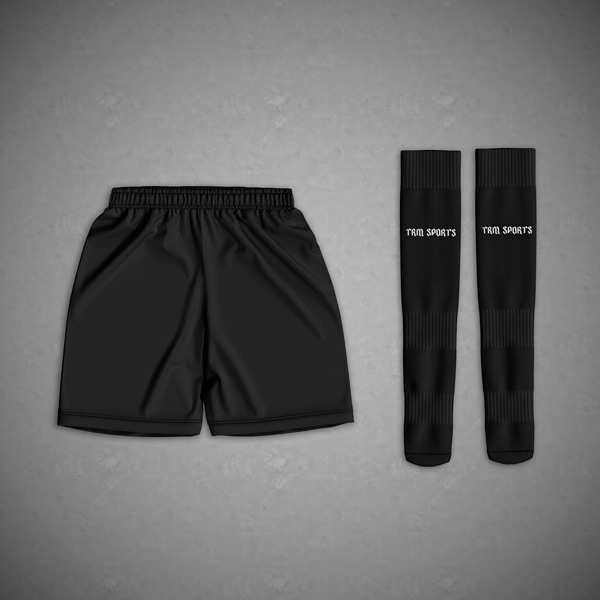 Short y medias de fútbol personalizados Fabril trasera versión portero