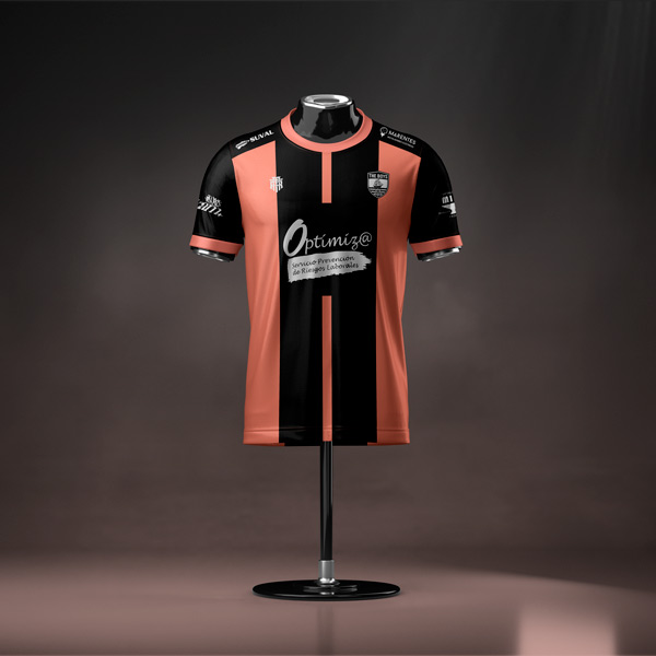 Render de equipación personalizada The Boys en maniquí frontal
